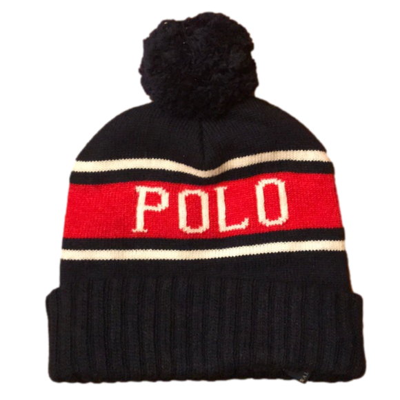NWT Polo Ralph Lauren Pom Pom USA hat - Picture 1 of 4